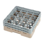 Cambro Gläserspülkorb beige mit 16 Fächern max Glashöhe 13,3cm – Bild 2