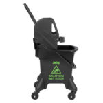 Jantex 20Ltr Hoher Wischeimer mit Wringer - Grüner Print – Bild 2