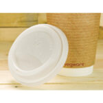 Vegware kompostierbare Heißgetränkebecher-Deckel 34 & 45,5cl (1000 Stück) – Bild 5