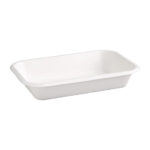 Fiesta Compostable kompostierbare Menüschalen aus Bagasse 68cl (50 Stück)