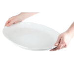 Olympia Whiteware tiefe ovale Schale 50cm – Bild 7