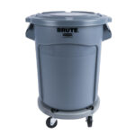 Rubbermaid BRUTE Abfalleimer grau 75L – Bild 4