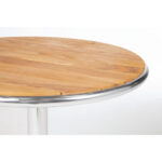 Bolero runder Tisch Eschenholz 1 Bein 60cm – Bild 4