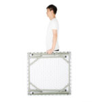 Bolero quadratischer Klapptisch weiß 86 x 86cn – Bild 6