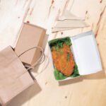 Fiesta Compostable kompostierbare Hamburgerboxen Kraft klein 172mm (200 Stück) – Bild 5