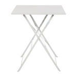 Bolero Perth Grau Gehweg Stil Stahl Tisch Quadratisch 600mm – Bild 2