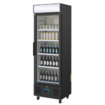 Polar G-Serie Standkühlschrank mit Display 368Ltr Schwarz – Bild 4