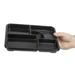 Recycelbare Bento-Boxen von Faerch nur Basis 263 x 201 mm (90 Stück) – Bild 5