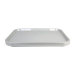 Olympia Kristallon Polypropylen-Schnellimbiss-Tablett Grau Mittel 415 mm – Bild 4