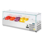 Polar Serie G Aufsatzkühlvitrine für 3x GN1/3 + 1x GN1/2 – Bild 4