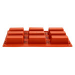 Pavoni Formaflex Backform Silikon 9 rechteckige Küchlein – Bild 5