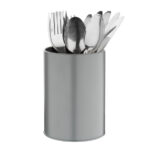 Olympia galvanisierter Besteckbecher grau – Bild 3