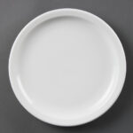 Olympia Whiteware Teller mit schmalem Rand 23cm (12 Stück) – Bild 2