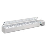 Polar G-Serie Thekenkühlschrank mit Deckel 10x 1/4GN – Bild 2