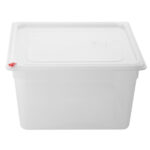Hygiplas Click PP GN-Behälter 2/3 mit Deckel & 7 Farbclips 200mm 16,1Ltr (4 Stück) – Bild 2