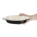 Vogue Gratinschale 650ml schwarz oval – Bild 4