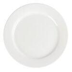 Olympia Whiteware Teller mit breitem Rand 28cm (6 Stück) – Bild 6