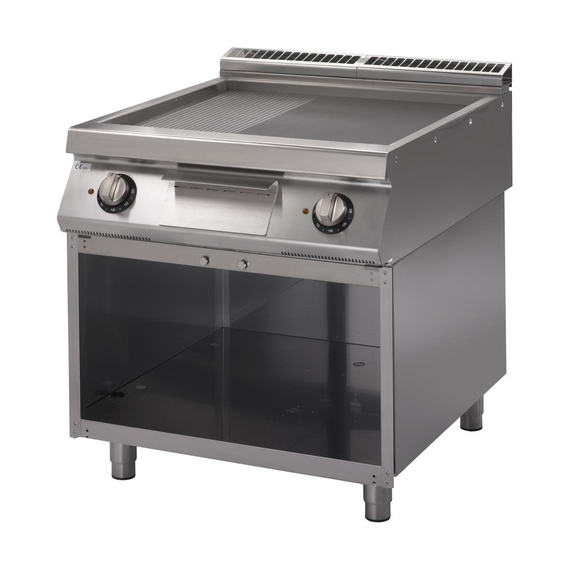 download_ajca-rv.jpg Gastro M 700 Plus Elektrische Grillplatte GM70/80FTRES 2/3 Glatt 1/3 Gerillt – Bild 1