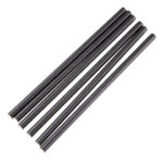 Fiesta Compostable kompostierbare einzeln verpackte Papierstrohhalme 14cm schwarz (250 Stück) – Bild 3
