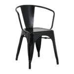 Bolero Bistro Curve Stühle Schwarz (4 Stück)