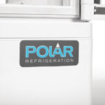 Polar C-Series Energiesparender Kühlschrank mit Gebogener Tür Weiß 86Ltr – Bild 7