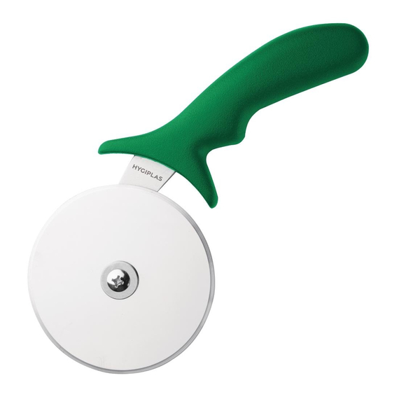 download_ay5m-x3.jpg Hygiplas Pizzaschneider 10cm grün – Bild 1