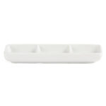 Olympia Whiteware dreifache Präsentierschalen (12 Stück) – Bild 3