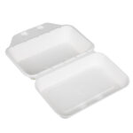 Fiesta Kompostierbare Bagasse Lebensmittelbehälter 9x6" (200 Stück) – Bild 4