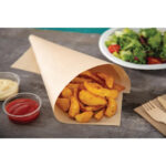 Vegware Kompostierbares Pergamentpapier ungebleicht 38 x 27,5cm (500 Stück) – Bild 4