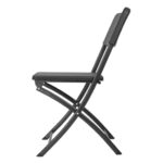 Bolero Rattan Klappstuhl Schwarz (2 Stück) – Bild 2