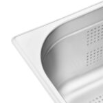 Vogue GN-Behälter Edelstahl 15cm GN1/1 gelocht – Bild 4