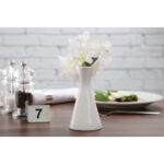Olympia Whiteware Blumenvasen 14cm (6 Stück) – Bild 3