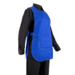 Weißes Tabard mit Tasche Königsblau – Bild 5