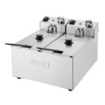 Buffalo Zwei Behälter Zwei Korb 2x3Ltr Aufsatzfritteuse 2x2kW – Bild 4