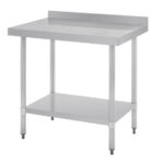 Vogue Arbeitstisch mit Aufkantung und Regalboden 90 x 70cm – Bild 6