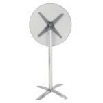 Bolero runder klappbarer Stehtisch Edelstahl 60cm – Bild 7