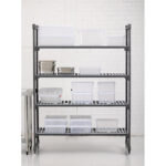 Cambro Stationary Belüftetes Regal mit 4 Ablagen Starter 183 x 137,5 x 61cm – Bild 7