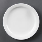 Olympia Whiteware Teller mit schmalem Rand 20cm (12 Stück)