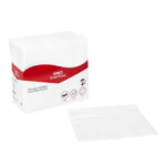 Nisbets Essentials 2-lagig 4-fach Weiß Servietten (50 Stück) – Bild 6