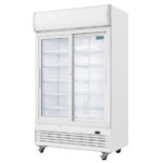 Polar G-Serie Display-Kühlung mit zwei Türen und Schiebetüren des Leuchtkastens 950L – Bild 7