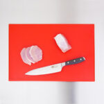 Hygiplas standard Schneidebrett mit hoher Dichte rot – Bild 6