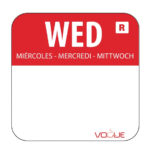 Vogue Etikettenset 2,5cm mit Edelstahlspender – Bild 5