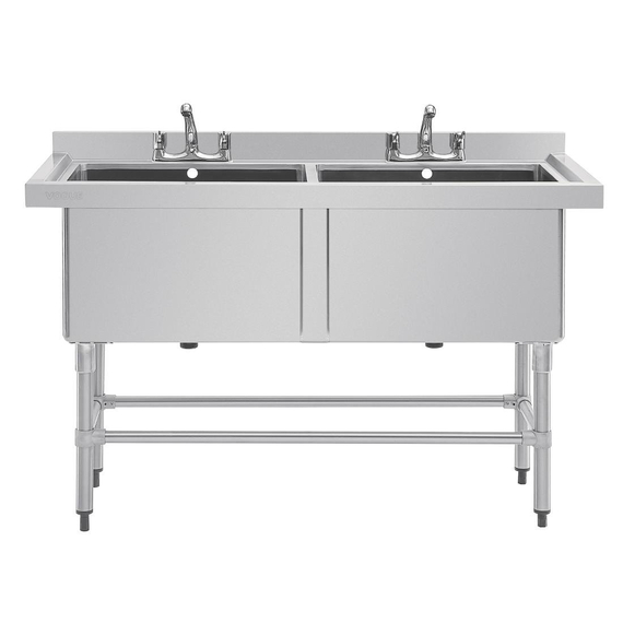 download_bswt-ji.jpg Vogue tiefer Spültisch Doppelbecken 141cm lang – Bild 1