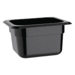 Vogue GN-Behälter GN1/6 schwarz 100mm – Bild 3