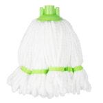 Jantex Mikrofaser-Wischkopf Grün Gestreift 150g