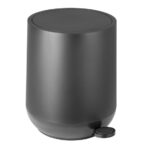 Jantex runder Pedaleimer schwarz 5Ltr – Bild 2