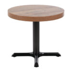 Bolero runde Tischplatte Urban Dark 60cm