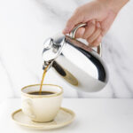 Olympia gerundete isolierte French Press Edelstahl 35cl – Bild 5