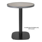 Bolero Fiberglas-Tischplatte, rund, Holzoptik, 580 mm – Bild 5