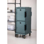 Cambro Doppelter isolierter Lebensmittelcontainer graublau – Bild 10
